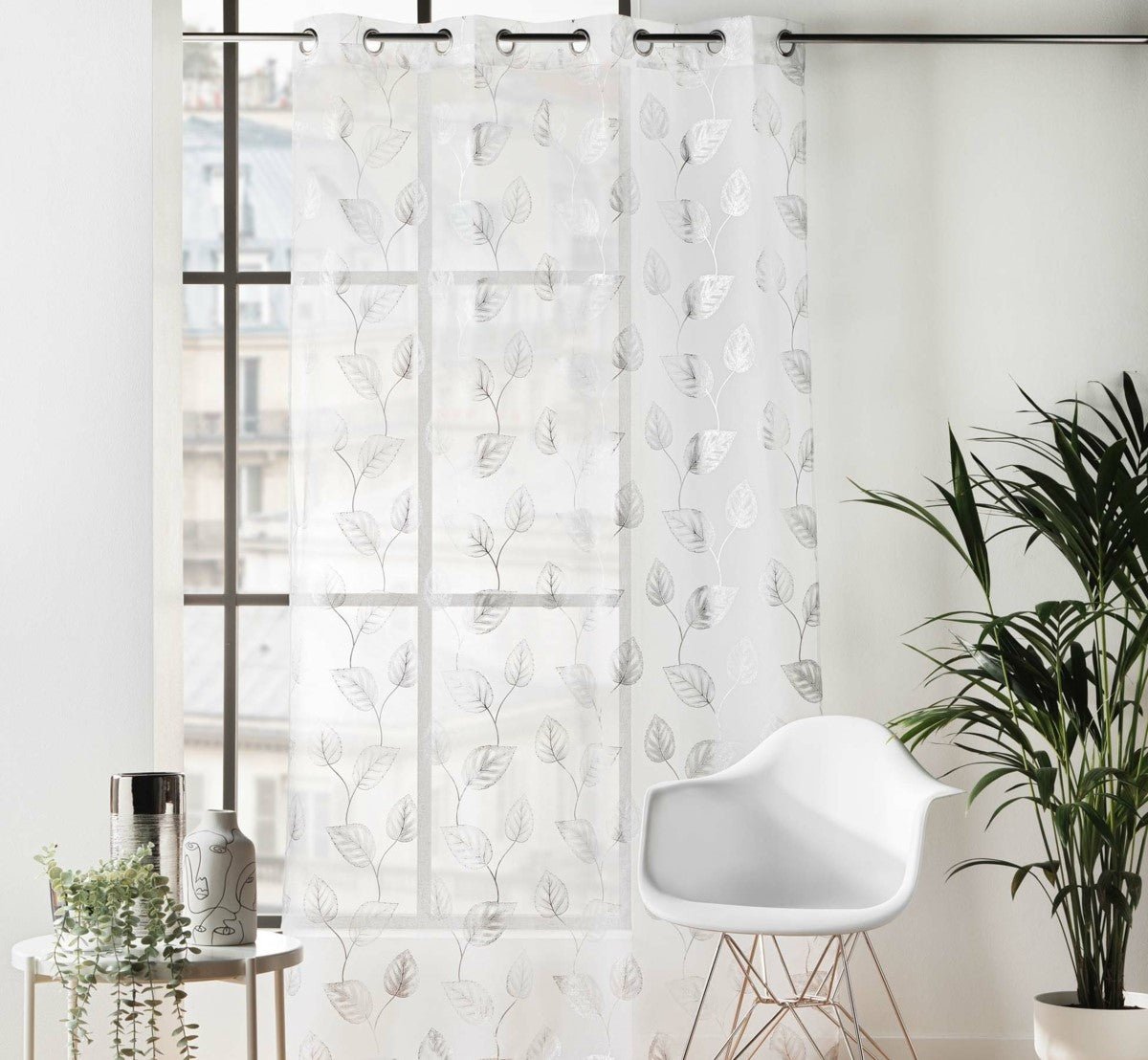 Tenda 140x280 velata edelia argento | rohome - Rohome