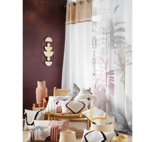 Tenda con occhielli velata toscane 140x280cm | rohome - Rohome