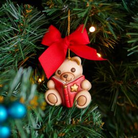 Thun - addobbo teddy con libro| rohome - Rohome