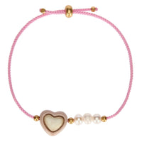 Thun - bracciale con cuore rosa in ceramica | rohome - Rohome