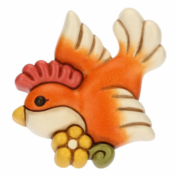 Thun - formella uccellino arancione | rohome - Rohome