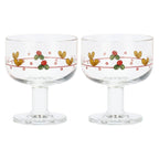 Thun- set 2 coppette in vetro sweet christmas| rohome - Rohome