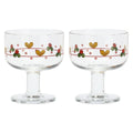 Thun - set 2 coppette in vetro sweet christmas| rohome | Rohome