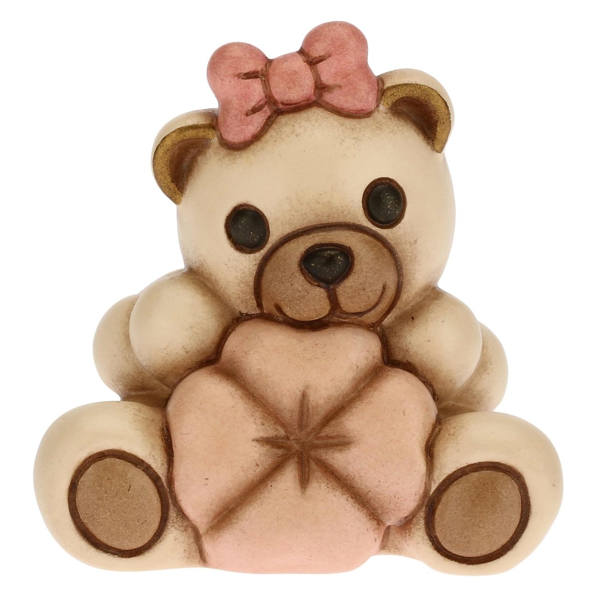 Thun - teddy con quadrifoglio portafortuna rosa| rohome - Rohome