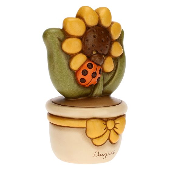 Thun - vasetto girasole e coccinella| rohome - Rohome