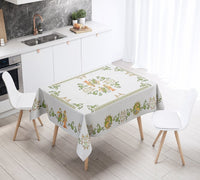 Tovaglia 140x240 pupi siciliani verde | rohome - Rohome