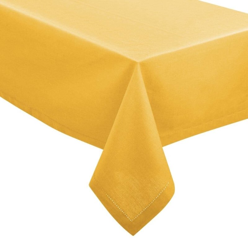 Tovaglia in cotone giallo ocra | rohome - Rohome