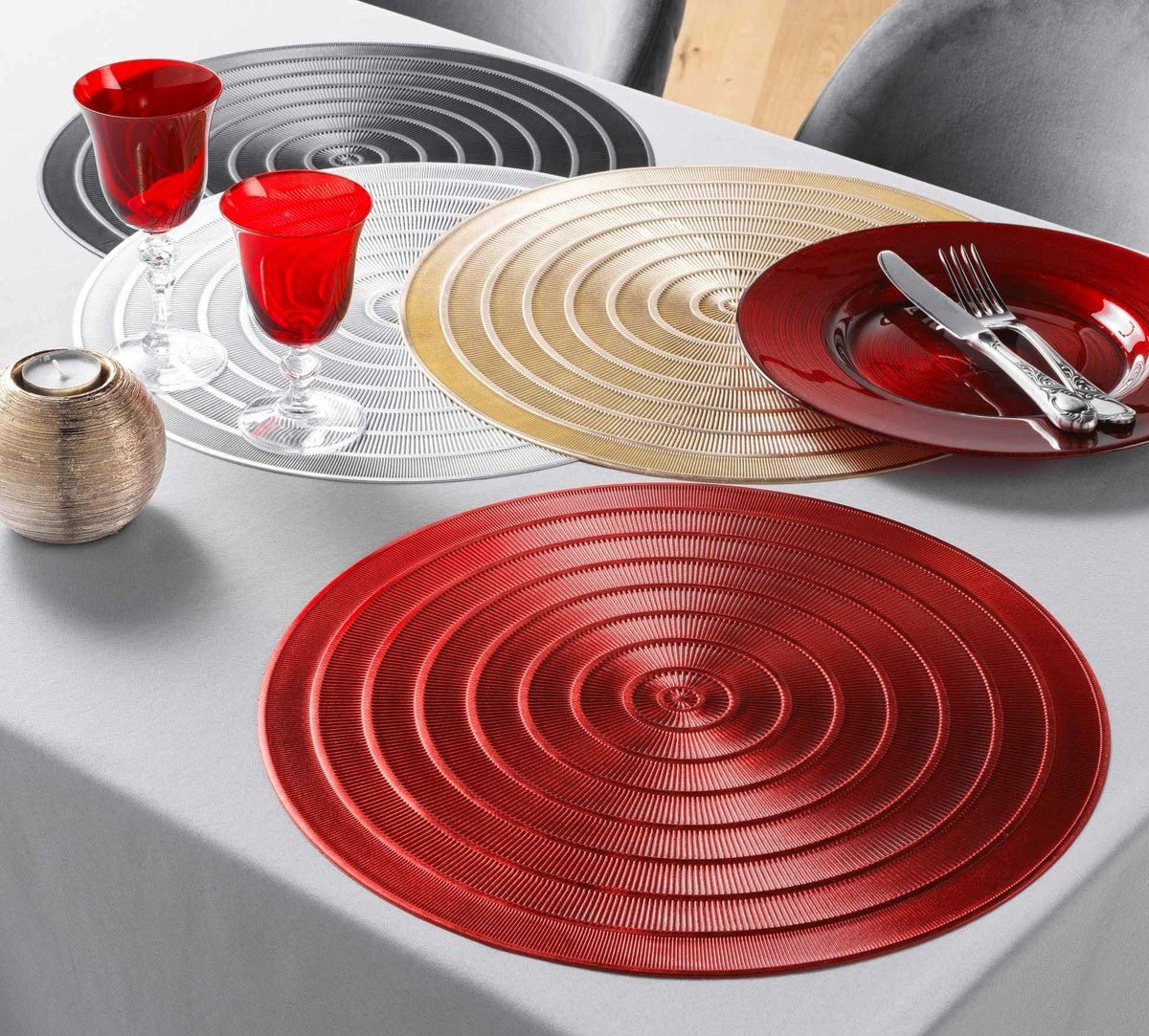 Tovaglietta colazione pvc oriental oro | rohome - Rohome