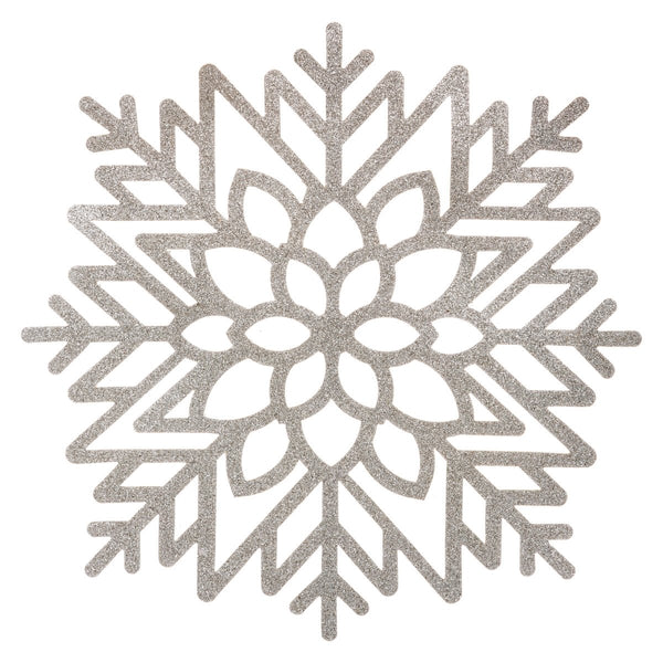 Tovaglietta fiocco di neve argento | rohome - Rohome