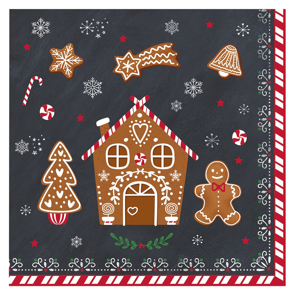 Easy life - tovaglioli carta gingerbread | rohome - Rohome