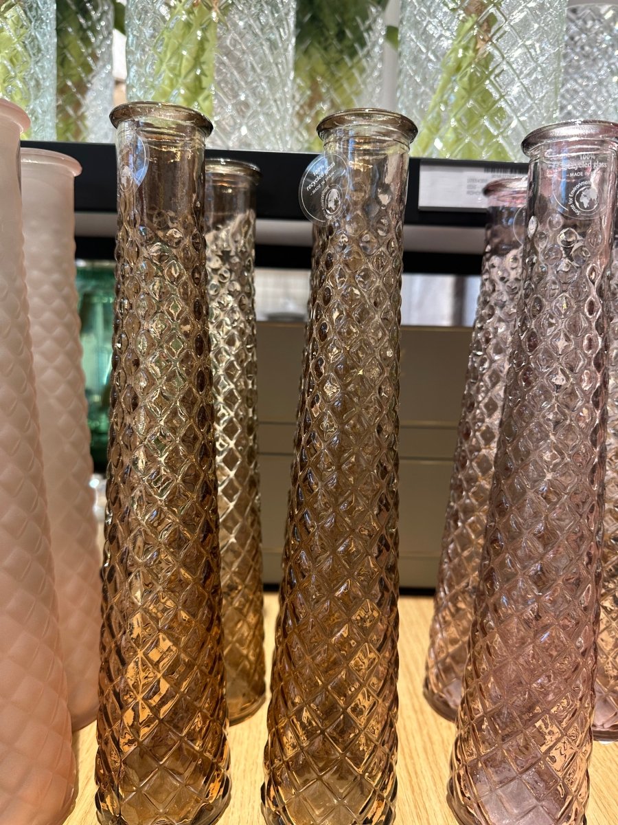 Vaso lungo in vetro colorato | rohome - Rohome - Vaso lungo in vetro colorato | rohome -